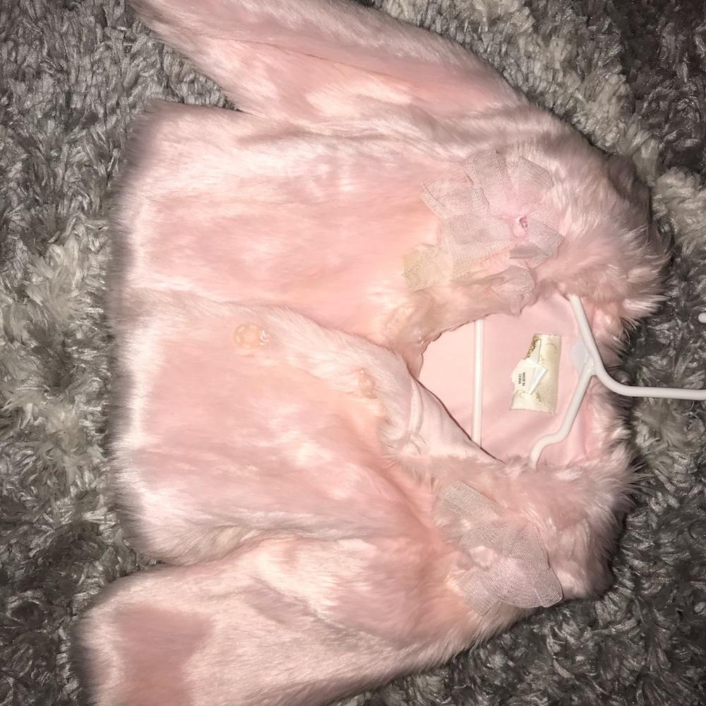 Toddler girl pink coat